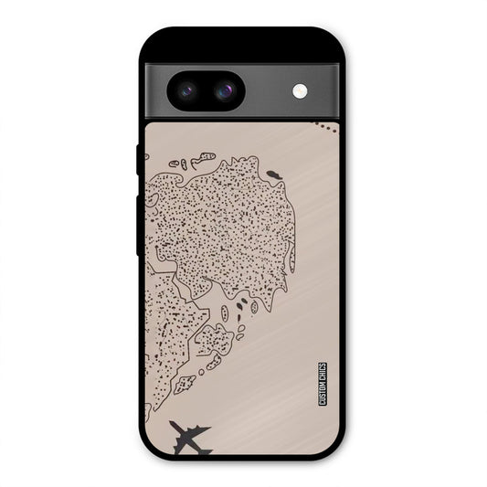 First Half Map Google Pixel 8a Mobile Back Cover - Cute PrintShield Case