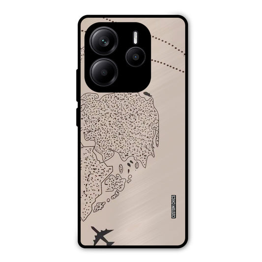 First Half Map Redmi Note 14 Mobile Back Cover - Cute PrintShield Case