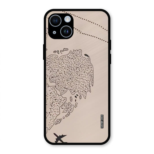 First Half Map iPhone 14 Mobile Back Cover - Cute PrintShield Case