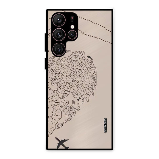 First Half Map Samsung Galaxy S22 Ultra Mobile Back Cover - Cute PrintShield Case