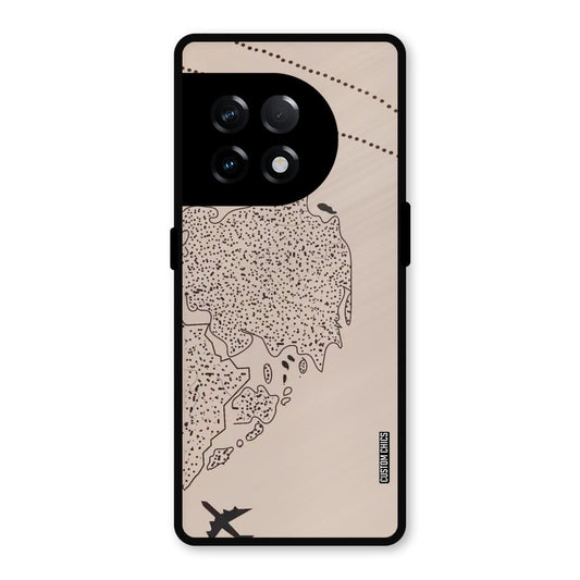 First Half Map OnePlus 11R Mobile Back Cover - Cute PrintShield Case