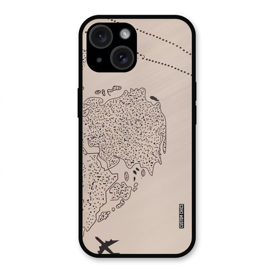 First Half Map iPhone 15 Mobile Back Cover - Cute PrintShield Case