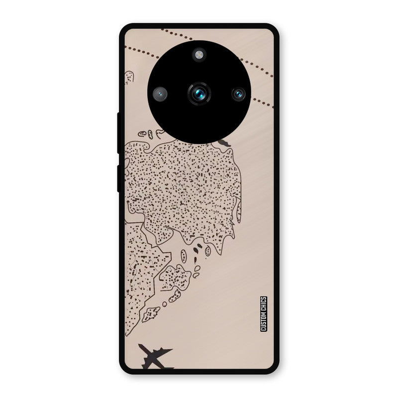 First Half Map Realme 11 Pro Plus Mobile Back Cover - Cute PrintShield Case