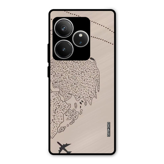 First Half Map Realme GT 6 Mobile Back Cover - Cute PrintShield Case
