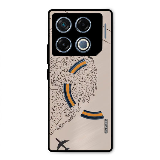 First Half Map Infinix GT 20 Pro Mobile Back Cover - Cute PrintShield Case