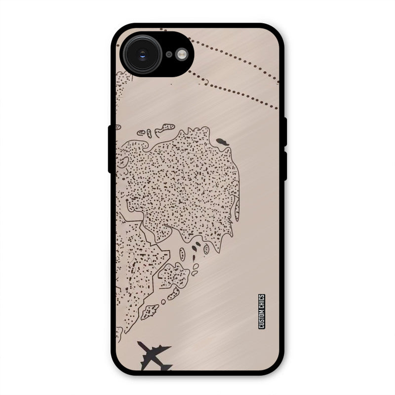 First Half Map iPhone 16e Mobile Back Cover - Cute PrintShield Case