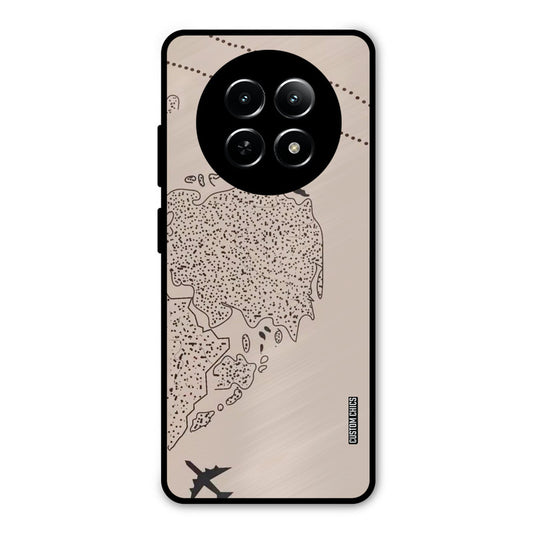 First Half Map Realme Narzo N65 Mobile Back Cover - Cute PrintShield Case