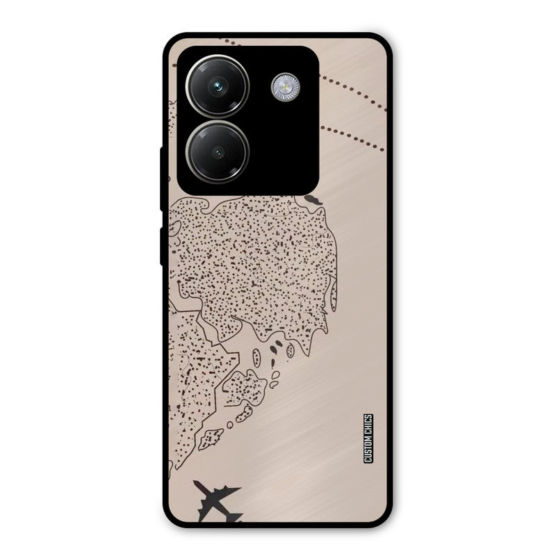 First Half Map Poco M7 Pro Mobile Back Cover - Cute PrintShield Case