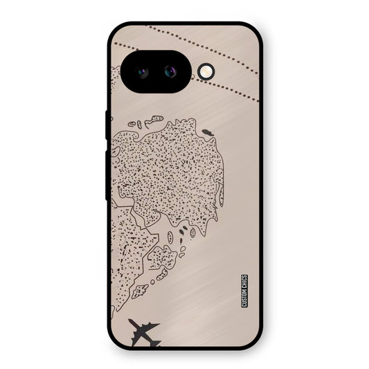 First Half Map Google Pixel 9A Mobile Back Cover - Cute PrintShield Case