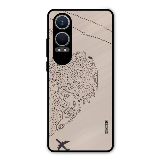 First Half Map Oneplus Nord CE4 Lite Mobile Back Cover - Cute PrintShield Case
