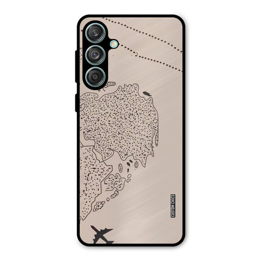 First Half Map Samsung Galaxy M55 5G Mobile Back Cover - Cute PrintShield Case