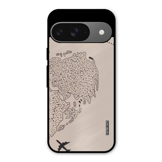 First Half Map Google Pixel 9 Mobile Back Cover - Cute PrintShield Case