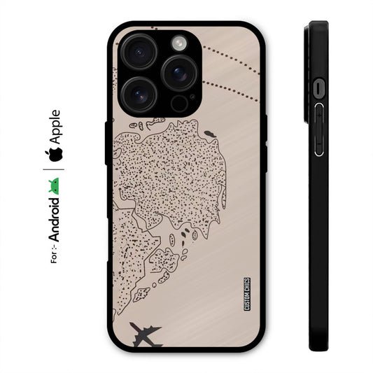 First Half Map Case – Premium PrintShield Mobile Cover