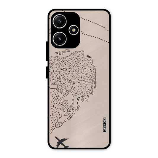 First Half Map Redmi 12 5G Mobile Back Cover - Cute PrintShield Case