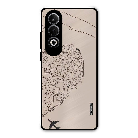First Half Map OnePlus Nord CE4 Mobile Back Cover - Cute PrintShield Case