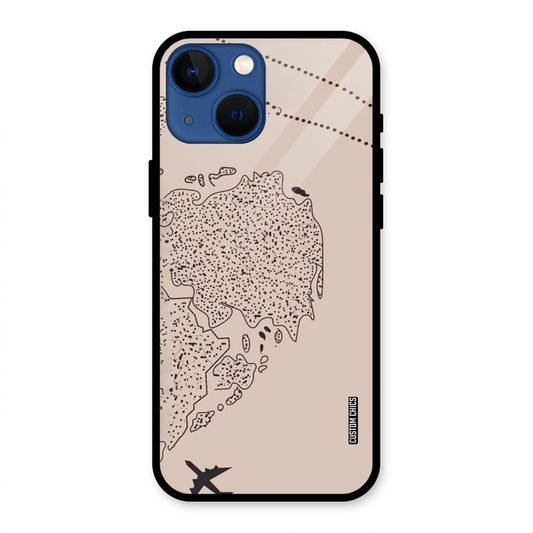 First Half Map iPhone 13 Mini Mobile Back Cover - Cute PrintShield Case