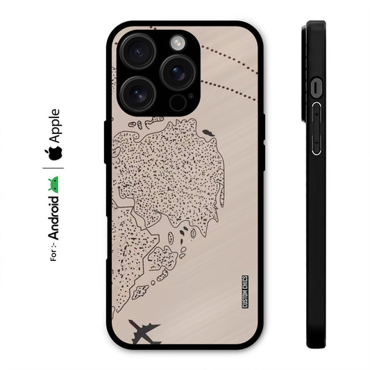 First Half Map Case – Premium PrintShield Mobile Cover
