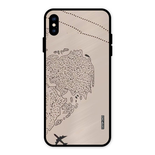 First Half Map iPhone XS Max Mobile Back Cover - Cute PrintShield Case