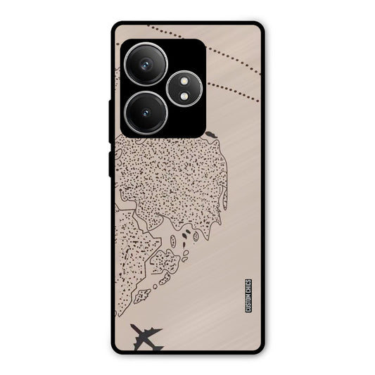 First Half Map Realme GT 6T Mobile Back Cover - Cute PrintShield Case