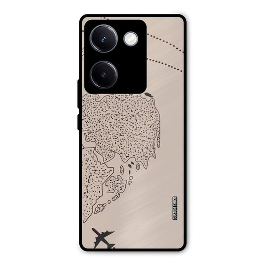 First Half Map Vivo Y300 Plus Mobile Back Cover - Cute PrintShield Case