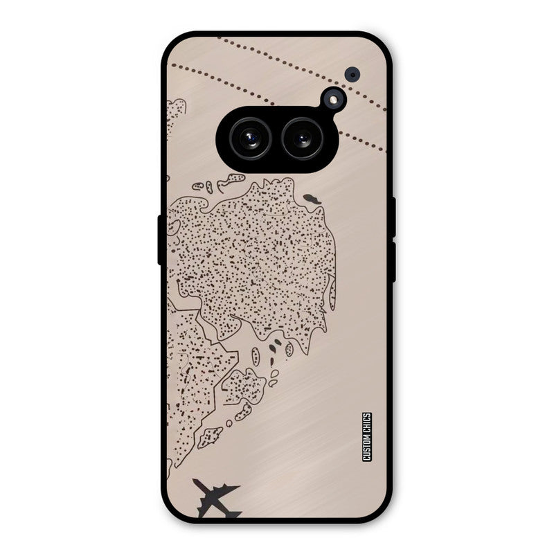 First Half Map Nothing Phone 2a Mobile Back Cover - Cute PrintShield Case