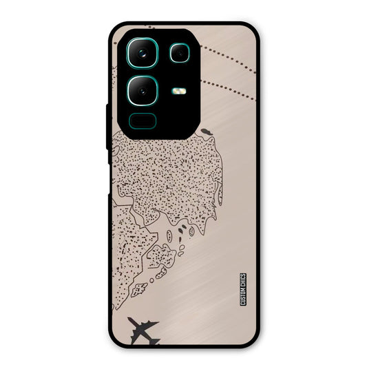 First Half Map Infinix Note 50x Mobile Back Cover - Cute PrintShield Case