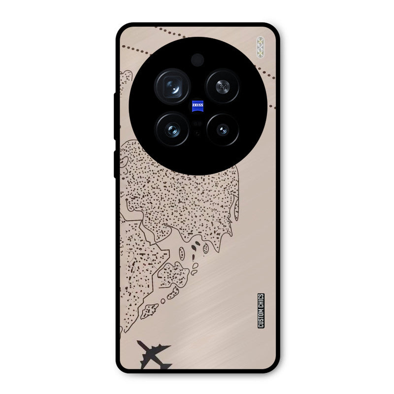 First Half Map Vivo X200 Pro Mobile Back Cover - Cute PrintShield Case