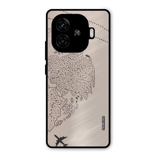 First Half Map iQoo Z9 Turbo Mobile Back Cover - Cute PrintShield Case