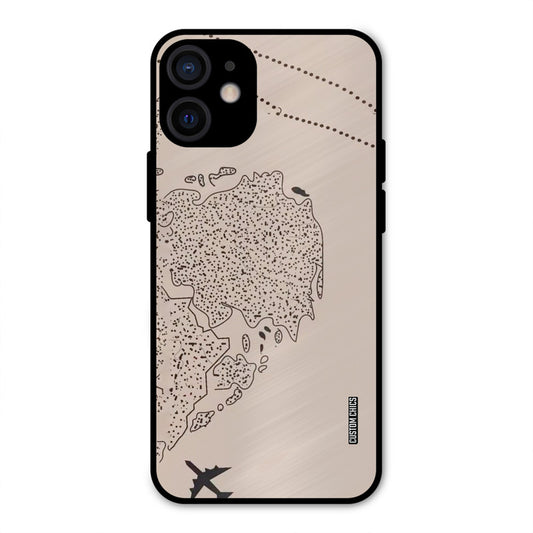 First Half Map iPhone 12 Mini Mobile Back Cover - Cute PrintShield Case