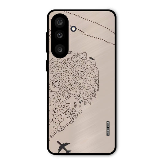 First Half Map Samsung Galaxy M56 Mobile Back Cover - Cute PrintShield Case