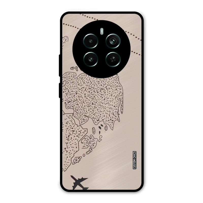 First Half Map Realme 12 Plus Mobile Back Cover - Cute PrintShield Case