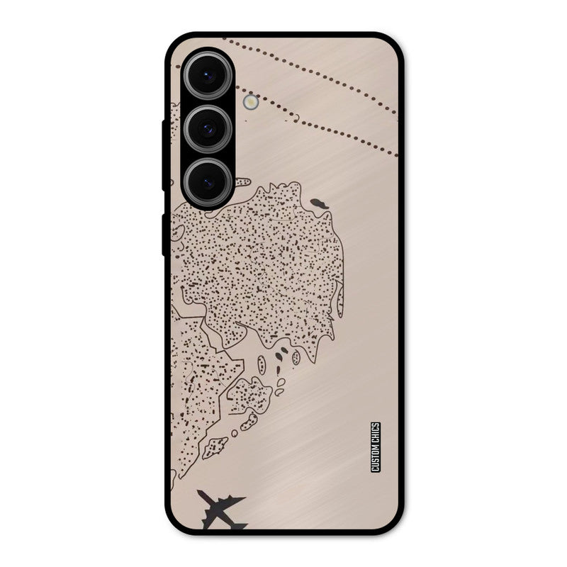 First Half Map Samsung Galaxy S24 Mobile Back Cover - Cute PrintShield Case