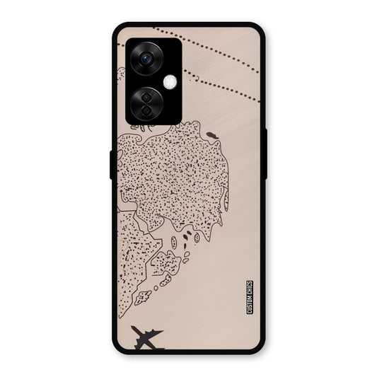 First Half Map OnePlus Nord CE 3 Lite Mobile Back Cover - Cute PrintShield Case