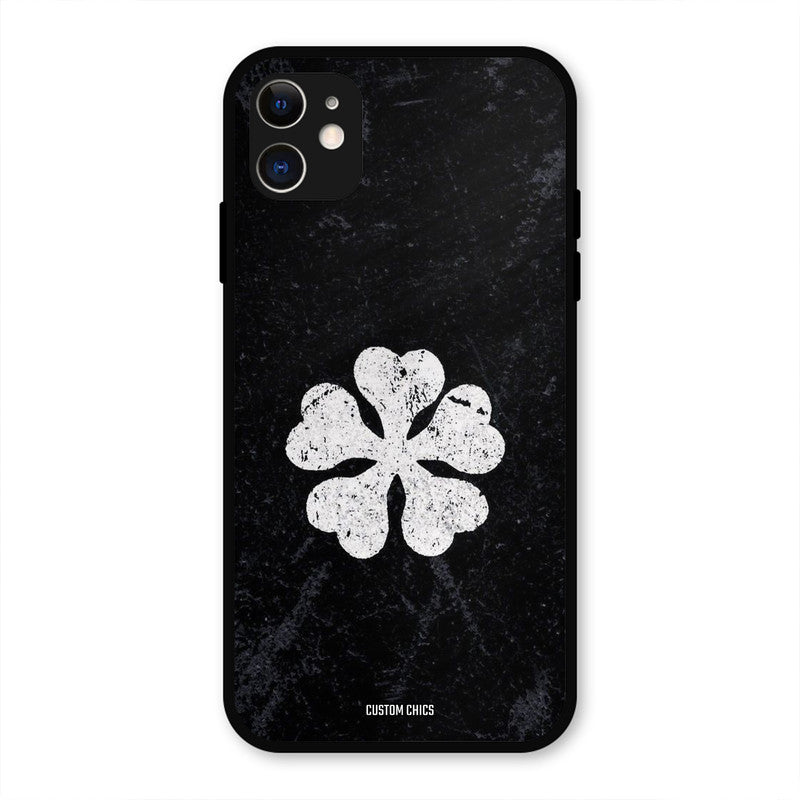 Five Leaf Clover iPhone 11 Mobile Back Cover - Anime PrintShield Case