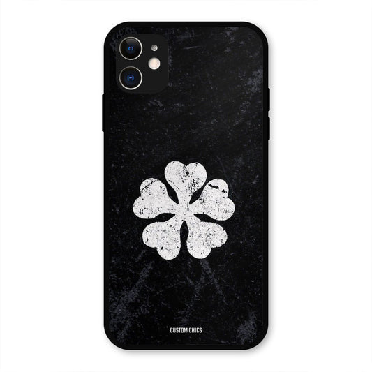 Five Leaf Clover iPhone 11 Mobile Back Cover - Anime PrintShield Case