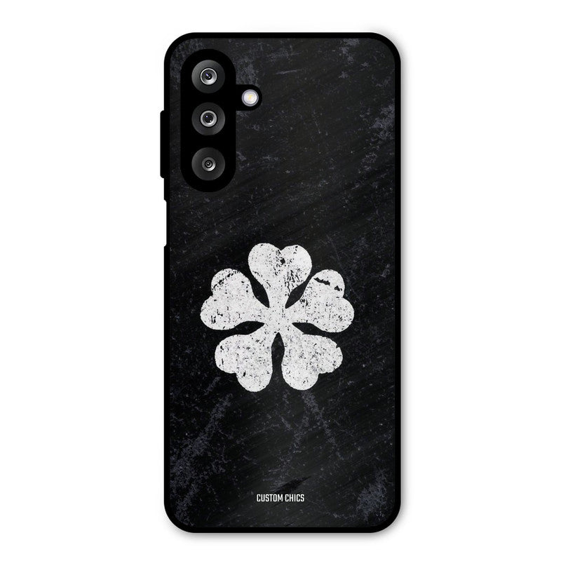 Five Leaf Clover Samsung Galaxy M36 Mobile Back Cover - Anime PrintShield Case
