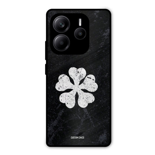 Five Leaf Clover Redmi Note 14 Mobile Back Cover - Anime PrintShield Case