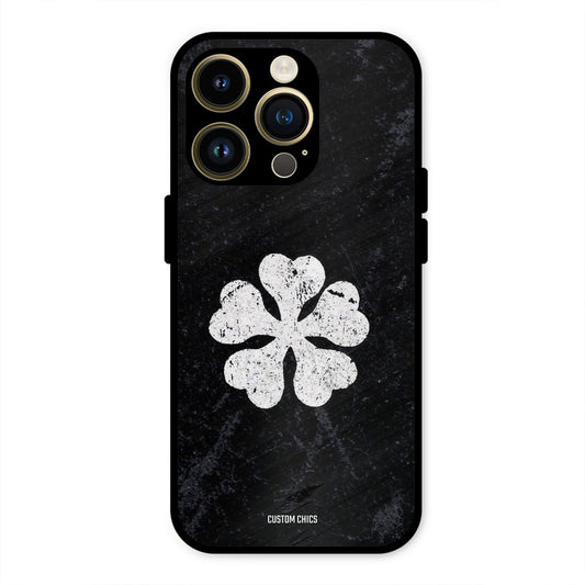 Five Leaf Clover iPhone 14 Pro Max Mobile Back Cover - Anime PrintShield Case