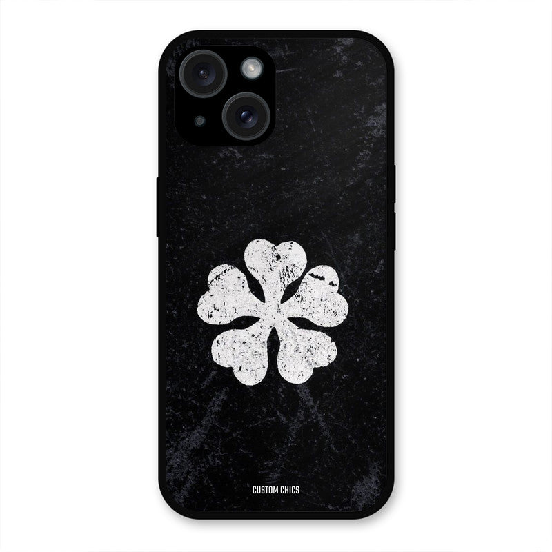 Five Leaf Clover iPhone 15 Plus Mobile Back Cover - Anime PrintShield Case