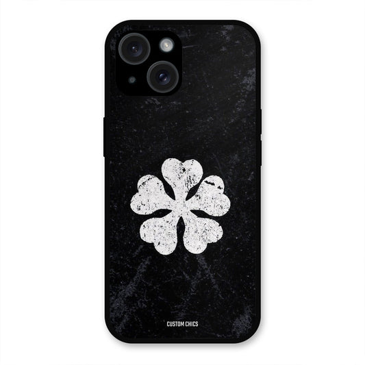 Five Leaf Clover iPhone 15 Plus Mobile Back Cover - Anime PrintShield Case
