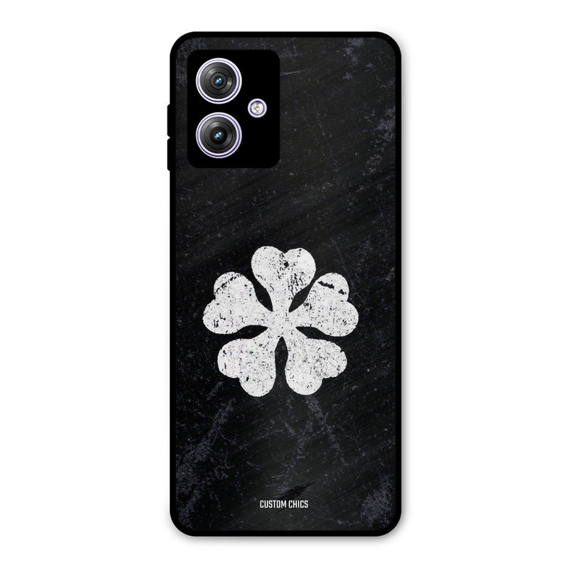 Five Leaf Clover Moto G54 Mobile Back Cover - Anime PrintShield Case
