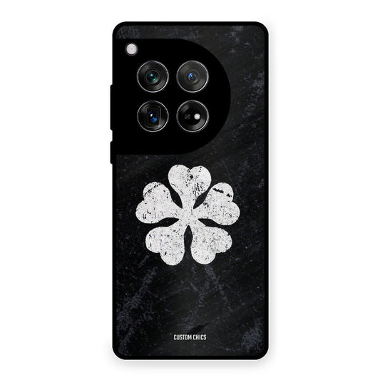 Five Leaf Clover OnePlus 12 Mobile Back Cover - Anime PrintShield Case