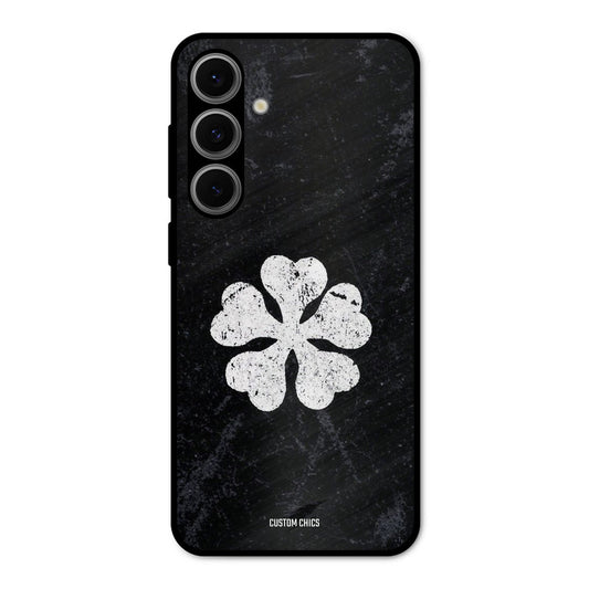 Five Leaf Clover Samsung Galaxy S24 Mobile Back Cover - Anime PrintShield Case