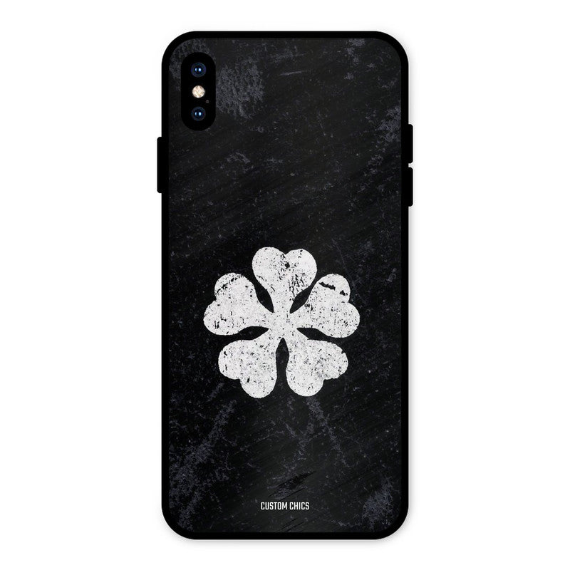 Five Leaf Clover iPhone XS Max Mobile Back Cover - Anime PrintShield Case