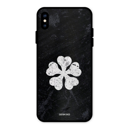 Five Leaf Clover iPhone XS Max Mobile Back Cover - Anime PrintShield Case
