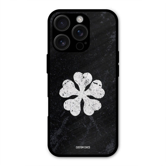 Five Leaf Clover iPhone 16 Pro Max Mobile Back Cover - Anime PrintShield Case