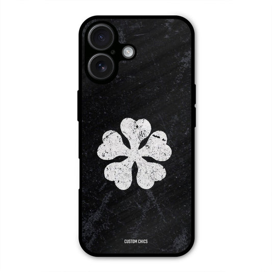 Five Leaf Clover iPhone 16 Mobile Back Cover - Anime PrintShield Case