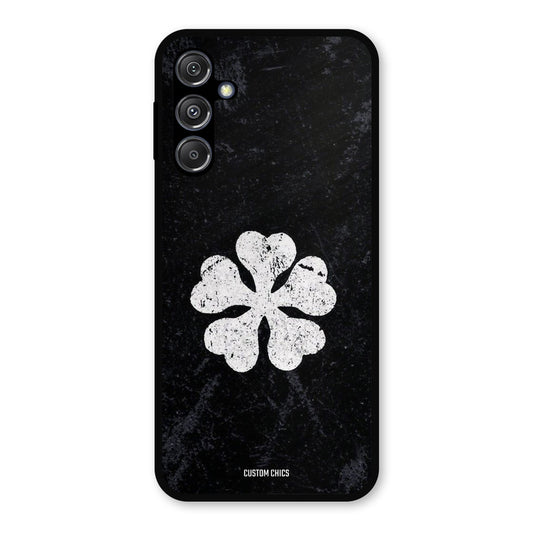Five Leaf Clover Samsung Galaxy M34 5G Mobile Back Cover - Anime PrintShield Case