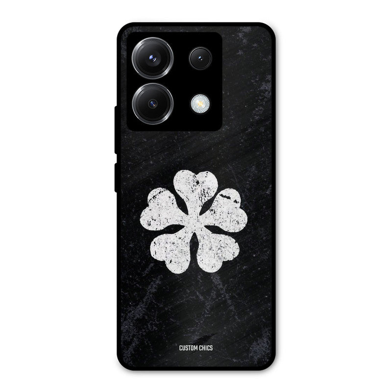 Five Leaf Clover Poco X6 Mobile Back Cover - Anime PrintShield Case