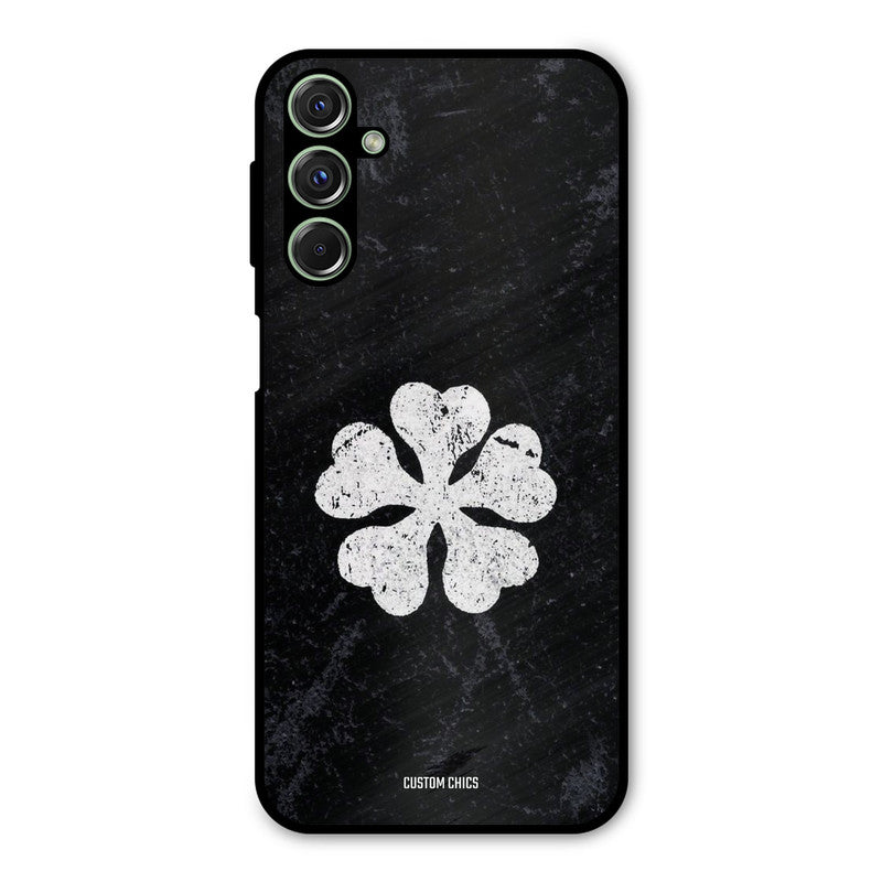 Five Leaf Clover Samsung Galaxy M34 Mobile Back Cover - Anime PrintShield Case